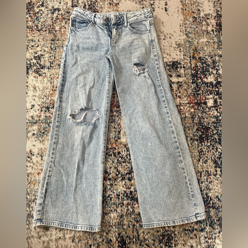 Art Class Light Blue Distressed Women Jeans